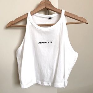 ALPHALETE Sports Crop Tank